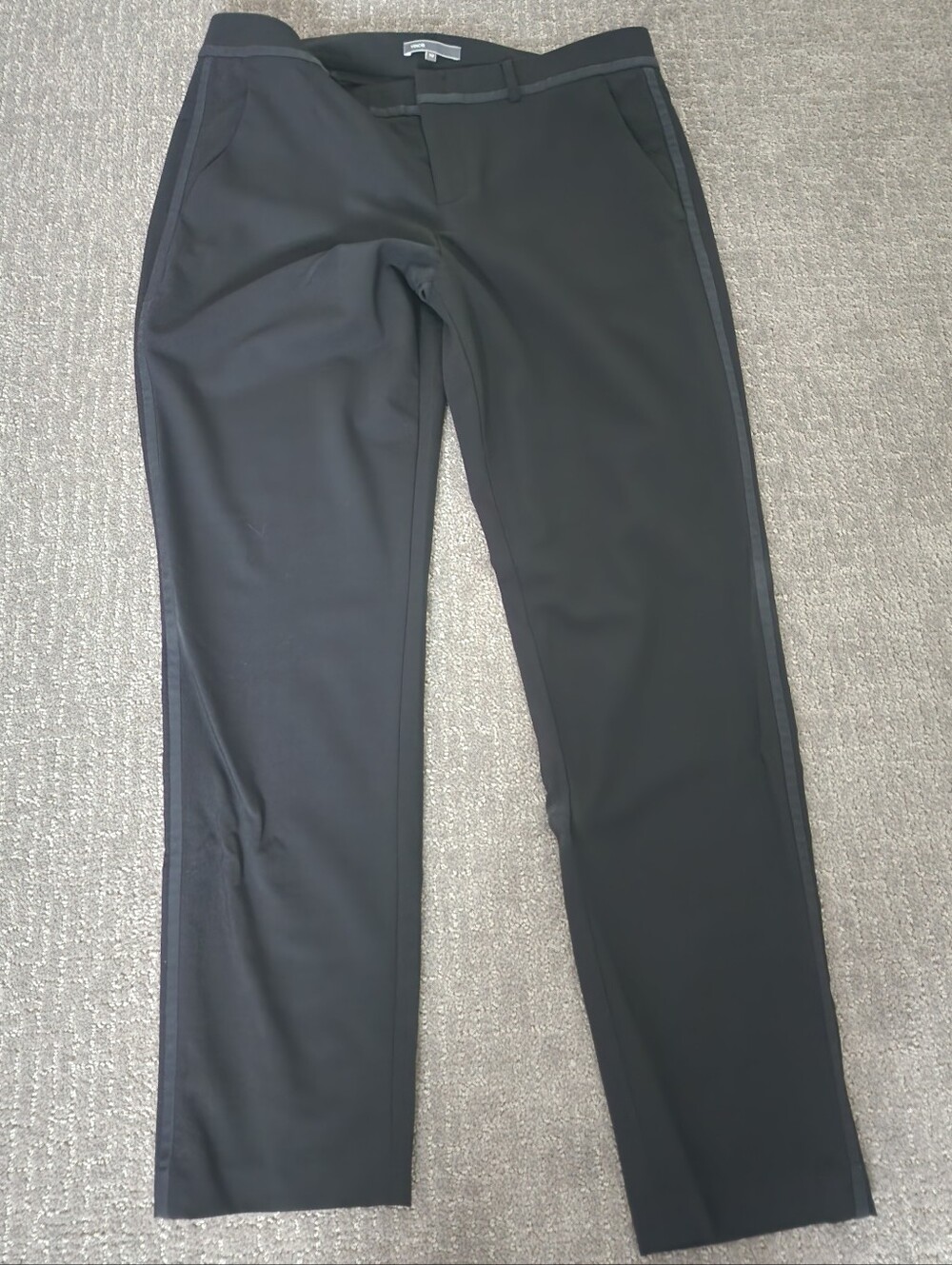 Women's Black Dress Pants - Tailored Straight Leg